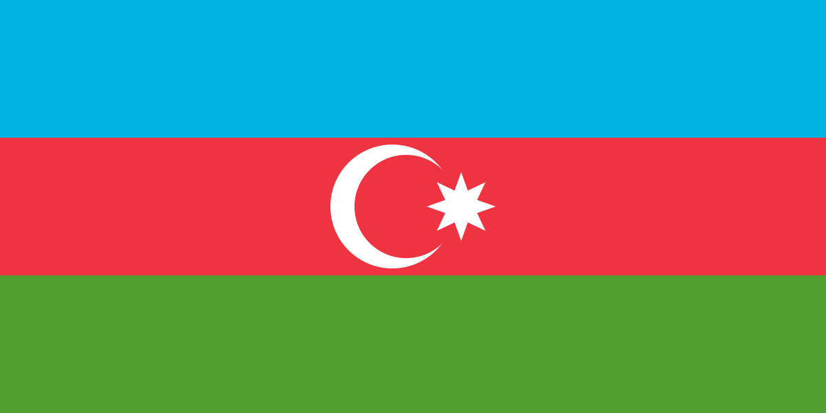 Azerbaijan Flag