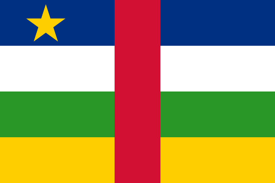 Central African Republic Flag