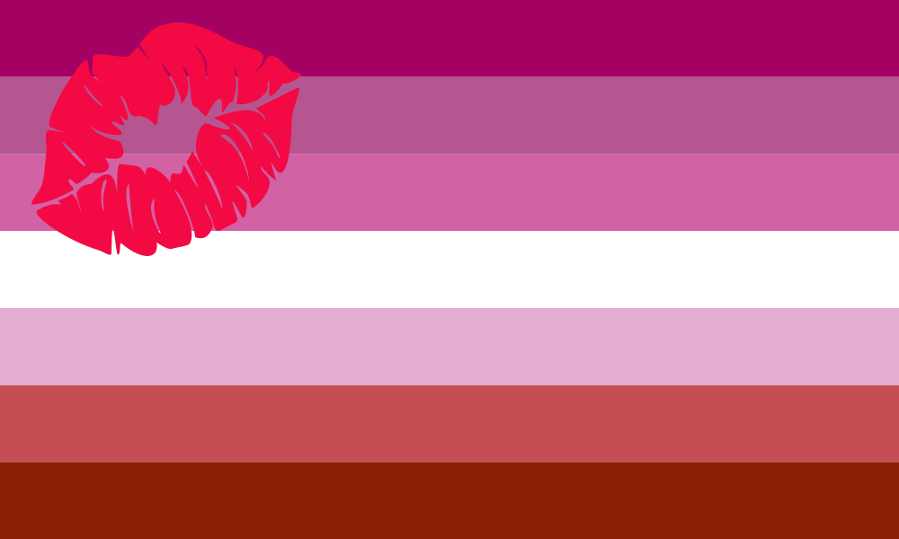 Lipstick Lesbian Flag