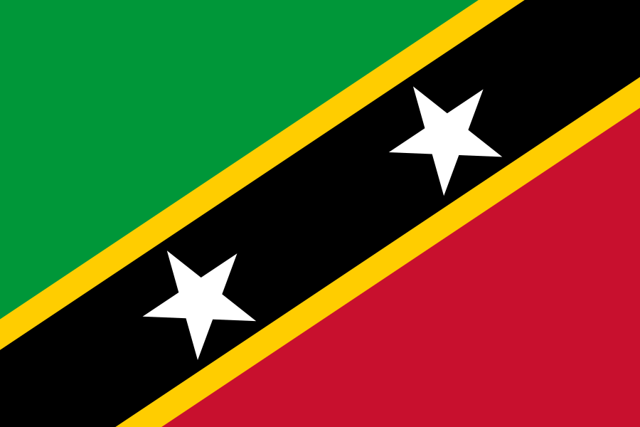 Saint Kitts and Nevis Flag